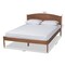 Baxton Studio Leanora Mid-Century Ash Walnut Finished Full Size Wood Platform Bed 159-9845 - alternate 8